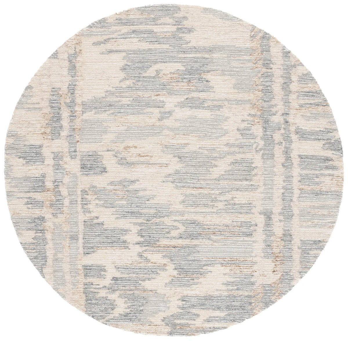 Safavieh Ebony 6'-0" x 6'-0" Rug in Grey / Ivory