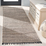 Safavieh Rag Rug 2'-3" x 8'-0" Rug in Beige / Black
