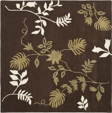 Safavieh Soho 6'-0" x 6'-0" Rug in Brown