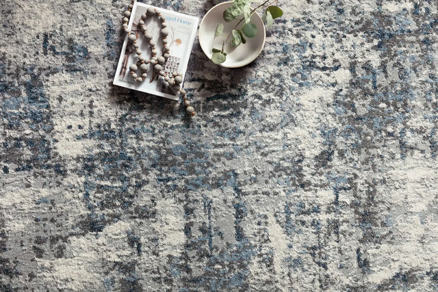 Loloi Austen Aus-01 Natural/Ocean Rugs - styled aerial 1