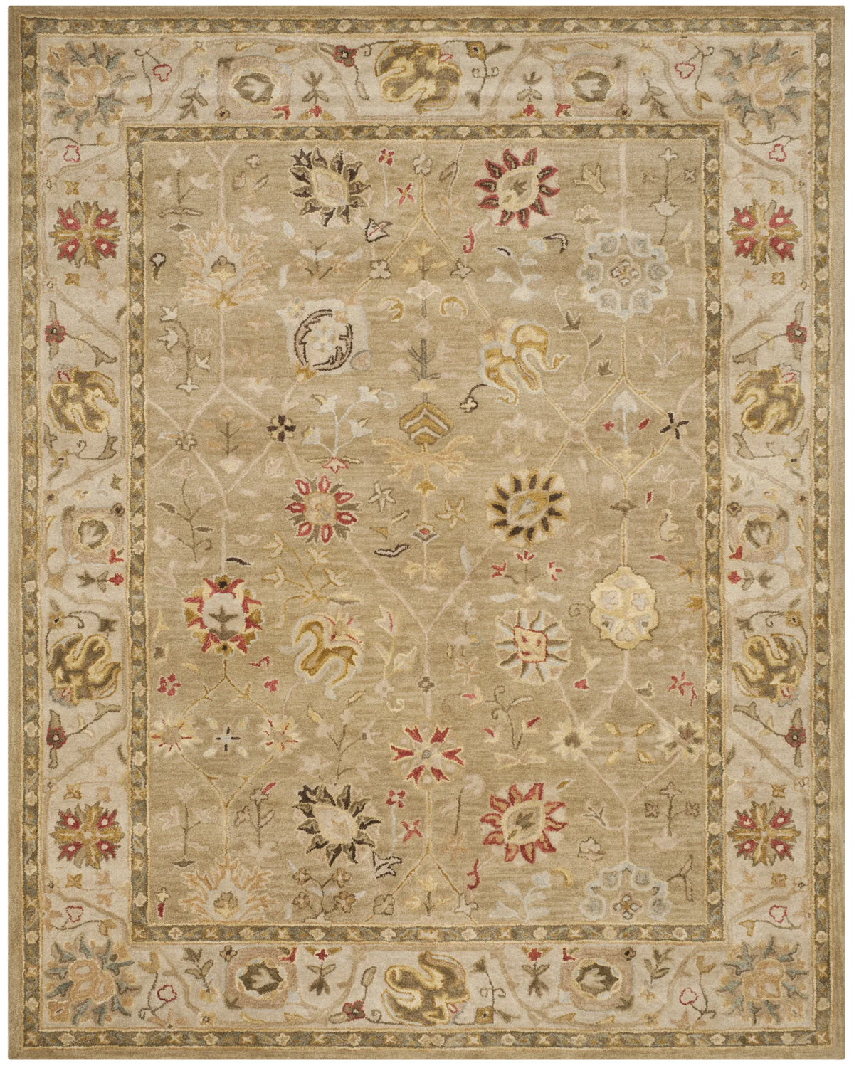 Safavieh Antiquity 9'-6" x 13'-6" Rug in Taupe / Beige