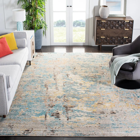 Safavieh Madison 10'-0" x 14'-0" Rug in Grey / Blue