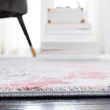 Safavieh Meadow 500 4'-0" x 6'-0" Rug in Light Grey / Pink