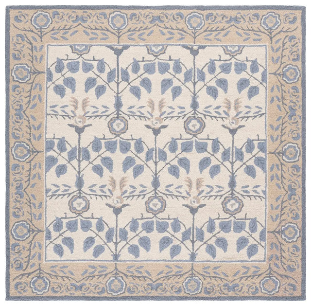 Safavieh Martha Stewart 6'-0" x 6'-0" Rug in Light Blue / Ivory
