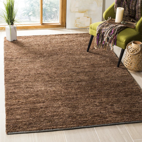Safavieh Organic 5'-0" x 8'-0" Rug in Brown / Brown