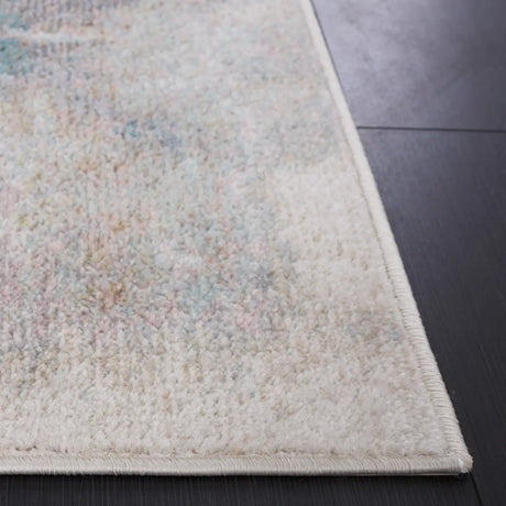 Safavieh Phoenix 500 4'-5" x 6'-5" Rug in Aqua / Gold Rust