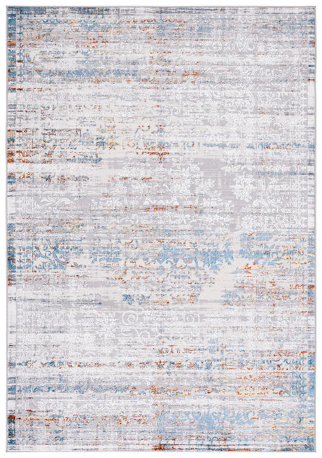 Safavieh Amelia 4'-5" x 6'-5" Rug in Grey / Blue Gold