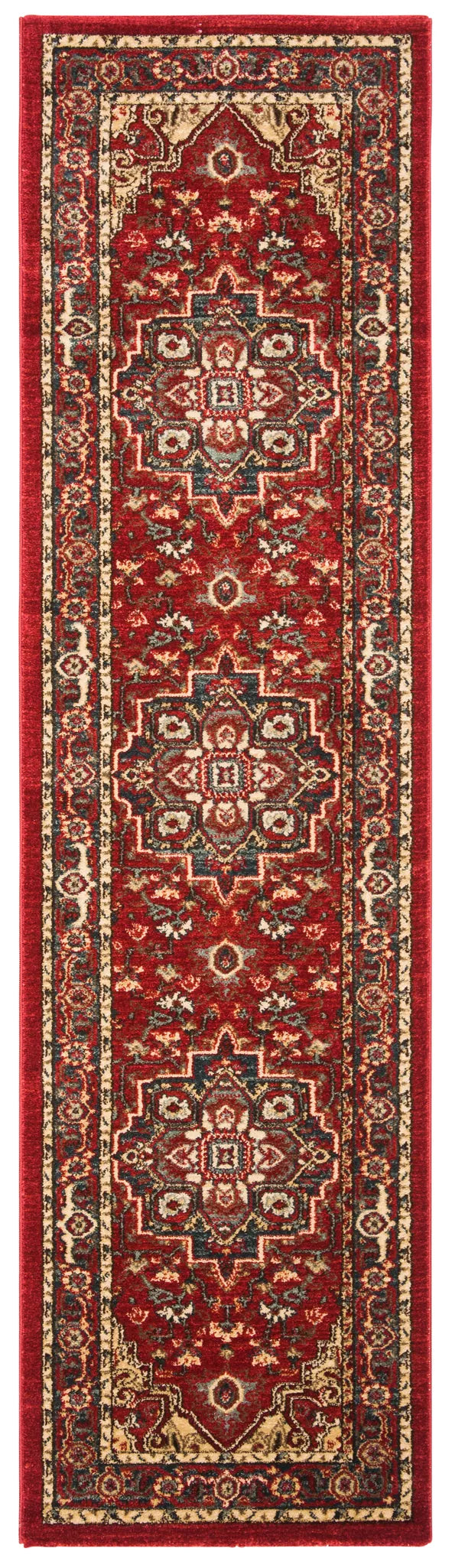 Safavieh Mahal 2'-2" x 10'-0" Rug in Red / Creme