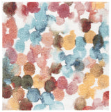Safavieh Calista 6'-7" x 6'-7" Rug in Red / Blue