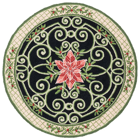 Safavieh Chelsea 4'-0" x 4'-0" Rug in Green / Beige