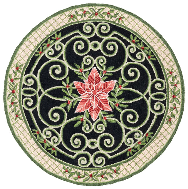 Safavieh Chelsea 4'-0" x 4'-0" Rug in Green / Beige