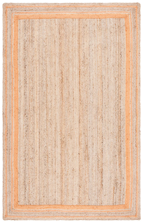 Safavieh Natural Fiber 4'-0" x 6'-0" Rug in Orange / Natural