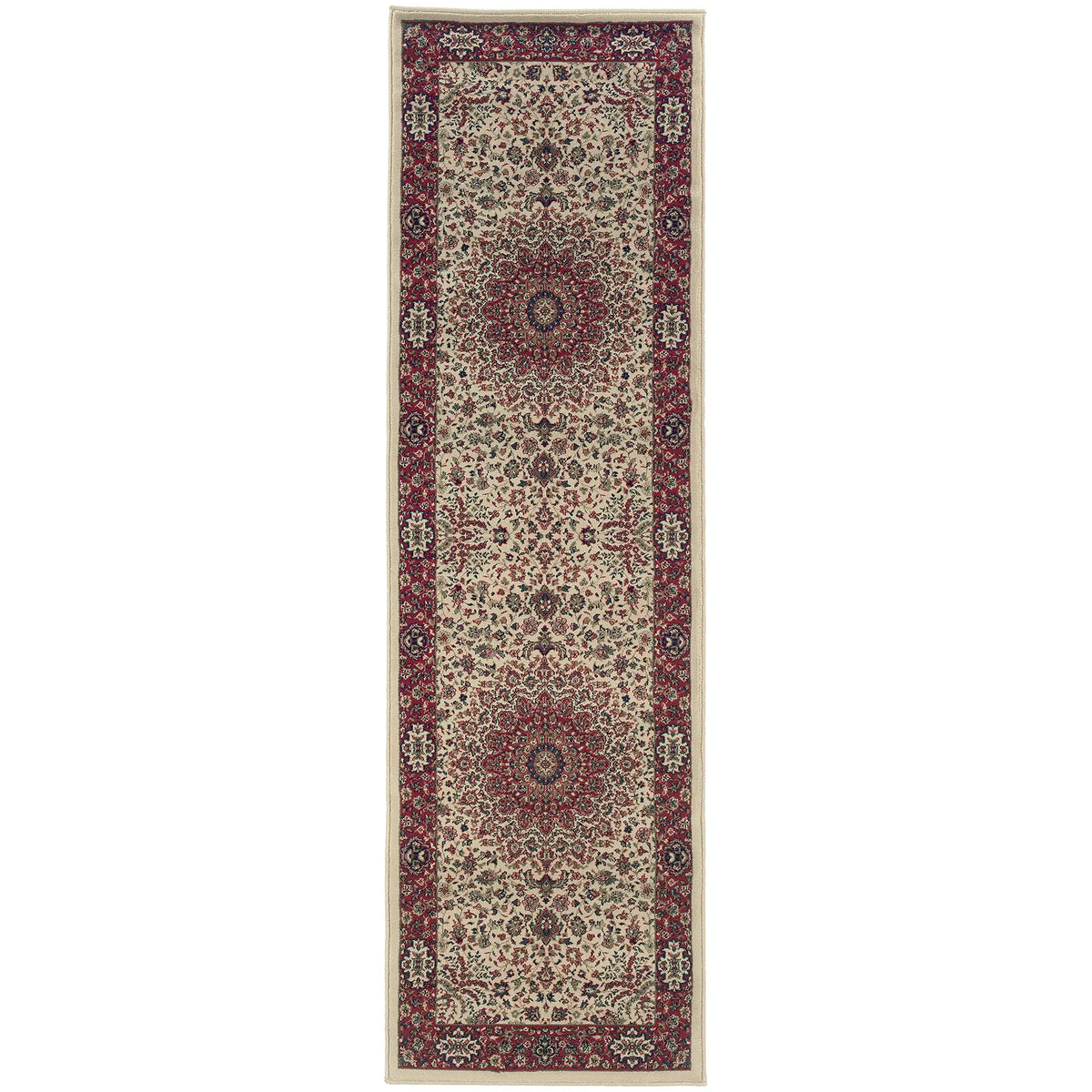 Oriental Weavers Sphinx Ariana 095j3 Ivory / Red Rugs - runner