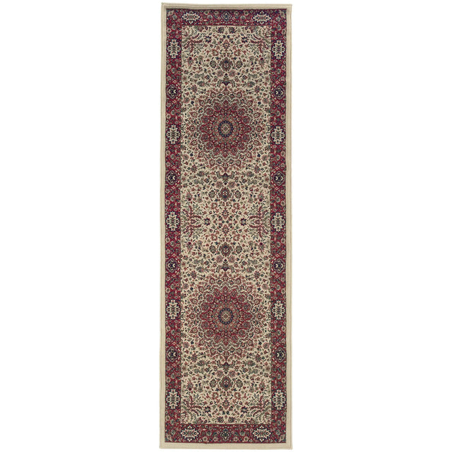 Oriental Weavers Sphinx Ariana 095j3 Ivory / Red Rugs - runner