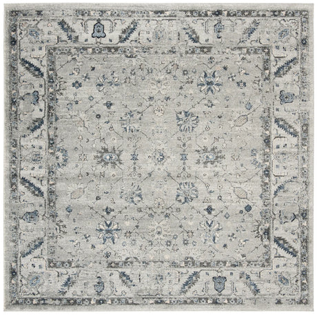 Safavieh Charleston 6'-7" x 6'-7" Rug in Grey / Dark Grey