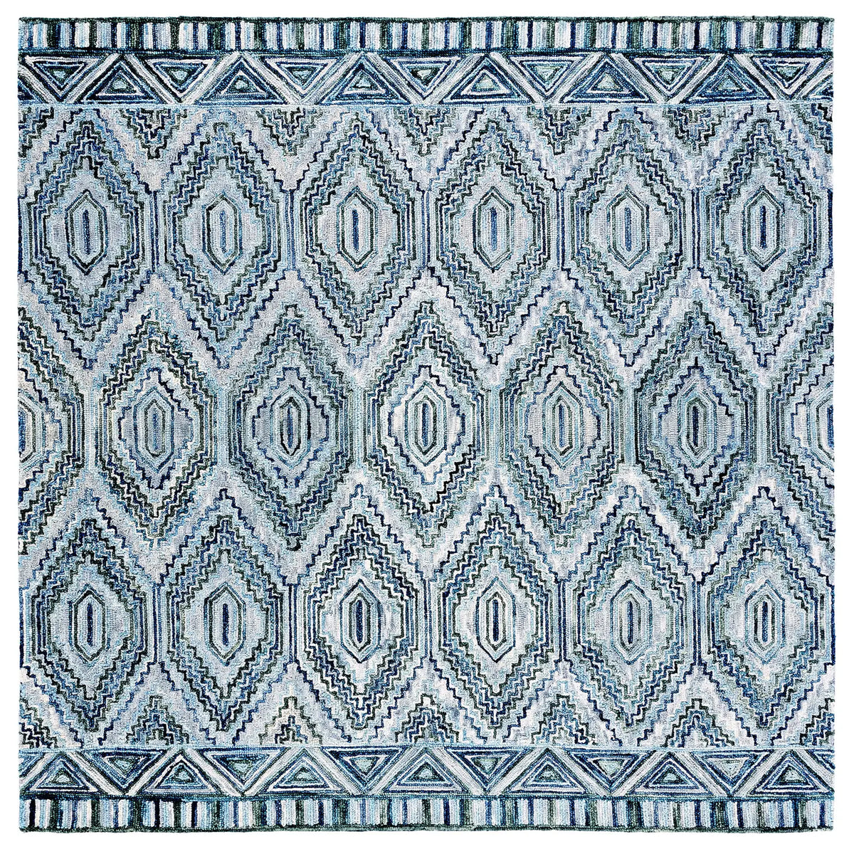 Safavieh Aspen 7'-0" x 7'-0" Rug in Grey / Blue