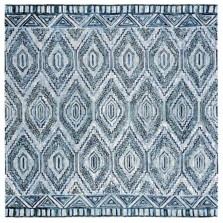 Safavieh Aspen 7'-0" x 7'-0" Rug in Grey / Blue