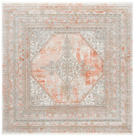 Safavieh Shivan 6'-7" x 6'-7" Rug in Rose / Grey