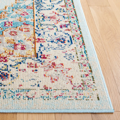 Safavieh Monaco 4'-0" x 5'-7" Rug in Ivory / Turquoise
