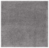 Safavieh Lindsay Shag 6'-7" x 6'-7" Rug in Dark Grey