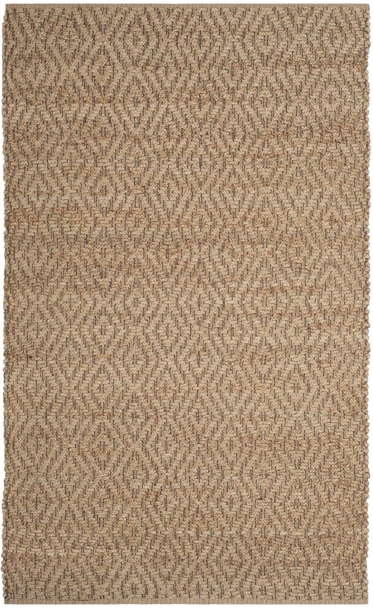 Safavieh Natural Fiber 4'-0" x 6'-0" Rug in Natural / Red