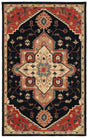 Safavieh Heritage 4'-0" x 6'-0" Rug in Navy / Red