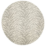Safavieh Marbella 6'-0" x 6'-0" Rug in Light Grey / Ivory