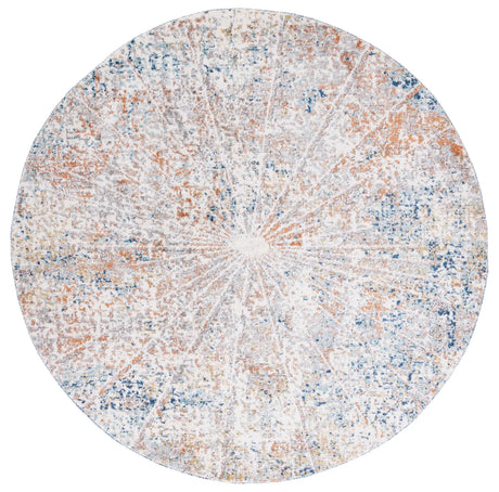 Safavieh Aston 6'-7" x 6'-7" Rug in Ivory / Navy