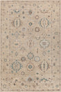 Chandra Yazmin YAZ-58201 Tan / Brown / Green rug, flat view