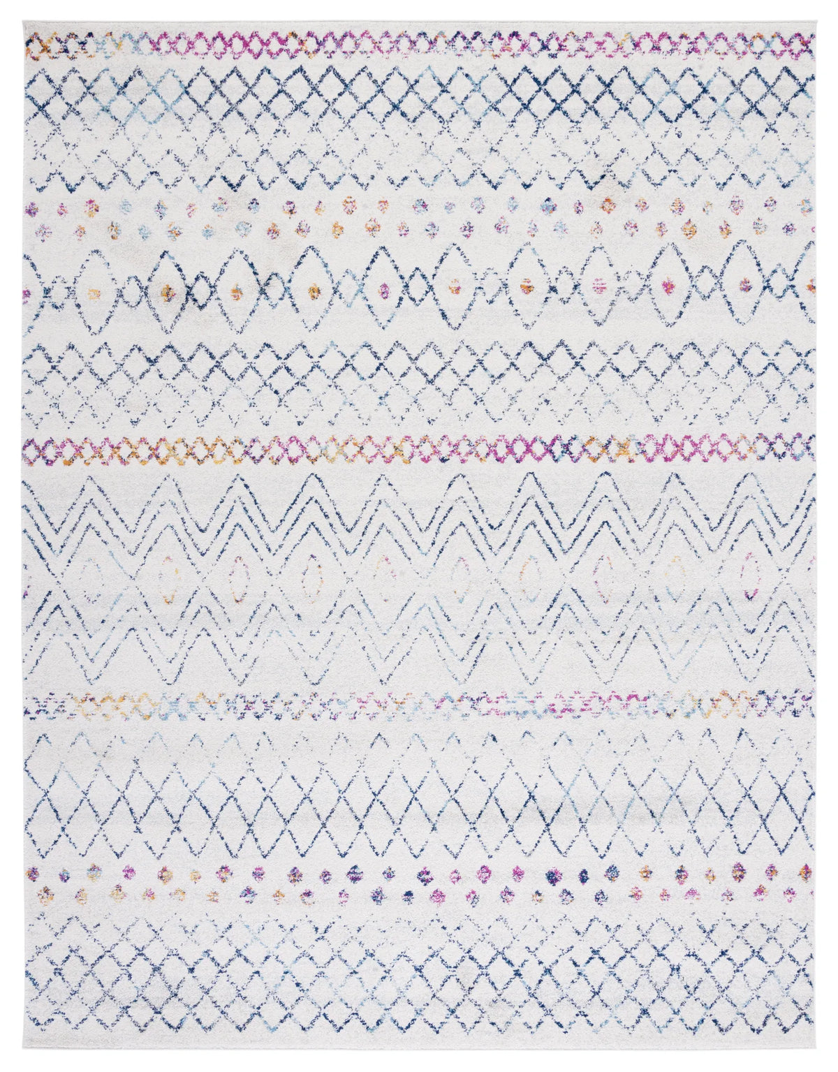 Safavieh Madison 700 10'-0" x 14'-0" Rug in Ivory / Dark Blue