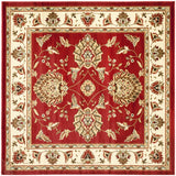 Safavieh Lyndhurst 6'-7" x 6'-7" Rug in Red / Ivory