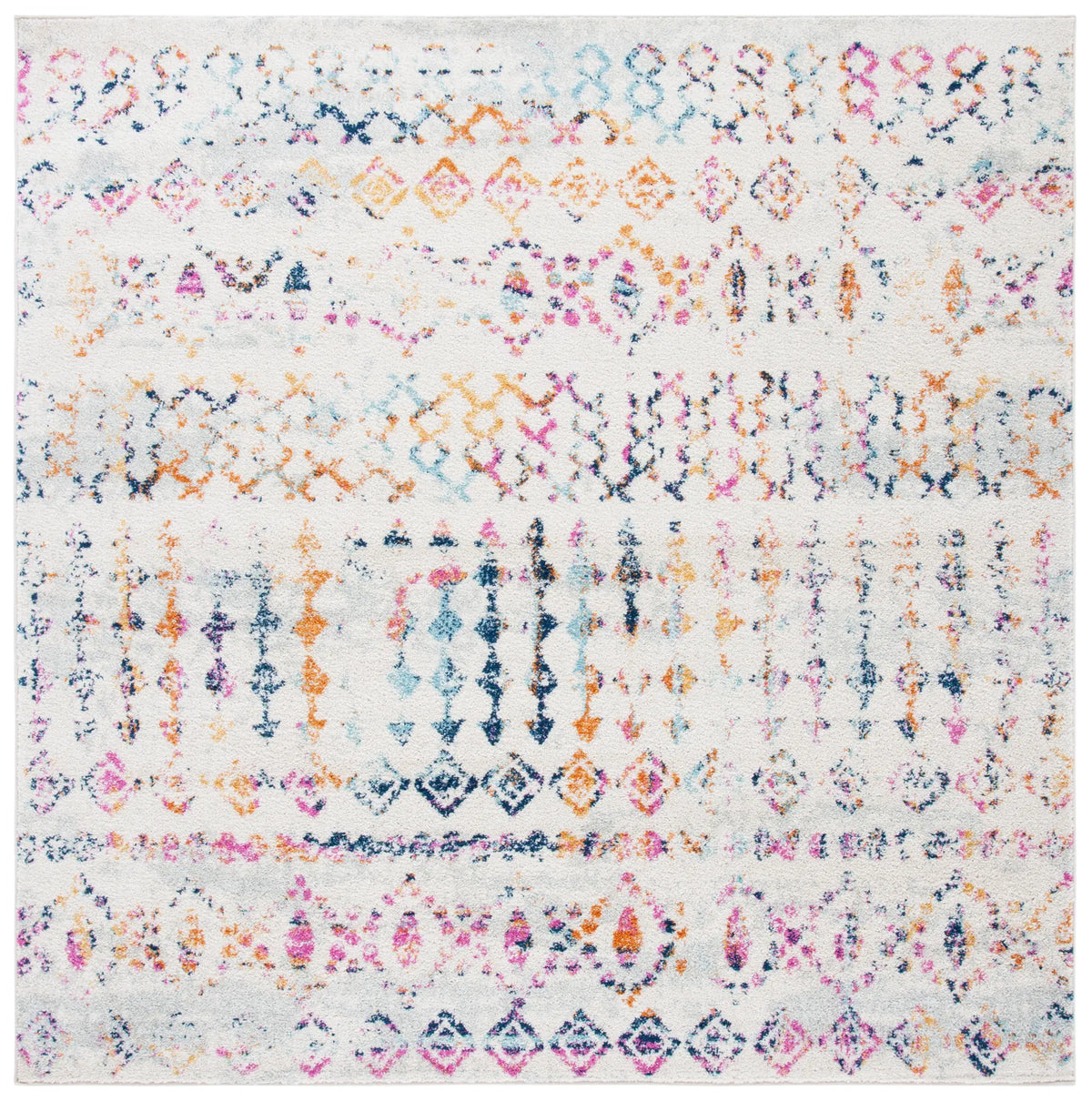 Safavieh Tulum 6'-7" x 6'-7" Rug in Ivory / Gold