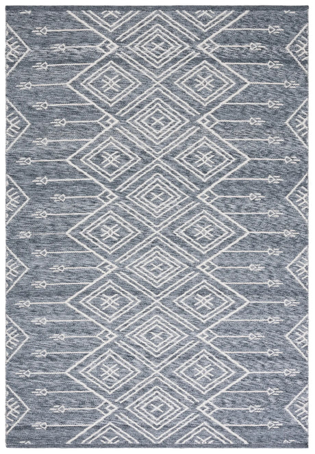 Safavieh Kilim 4'-0" x 6'-0" Rug in Grey / Ivory