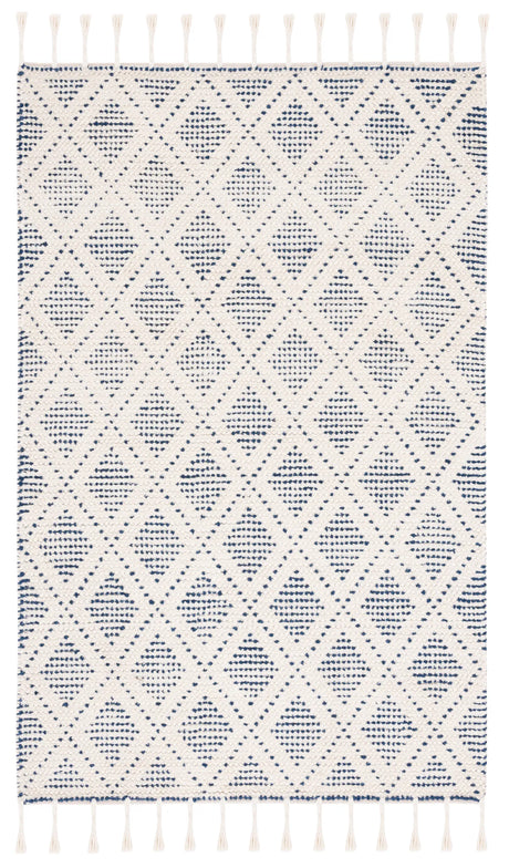 Safavieh Natura 4'-0" x 6'-0" Rug in Ivory / Blue