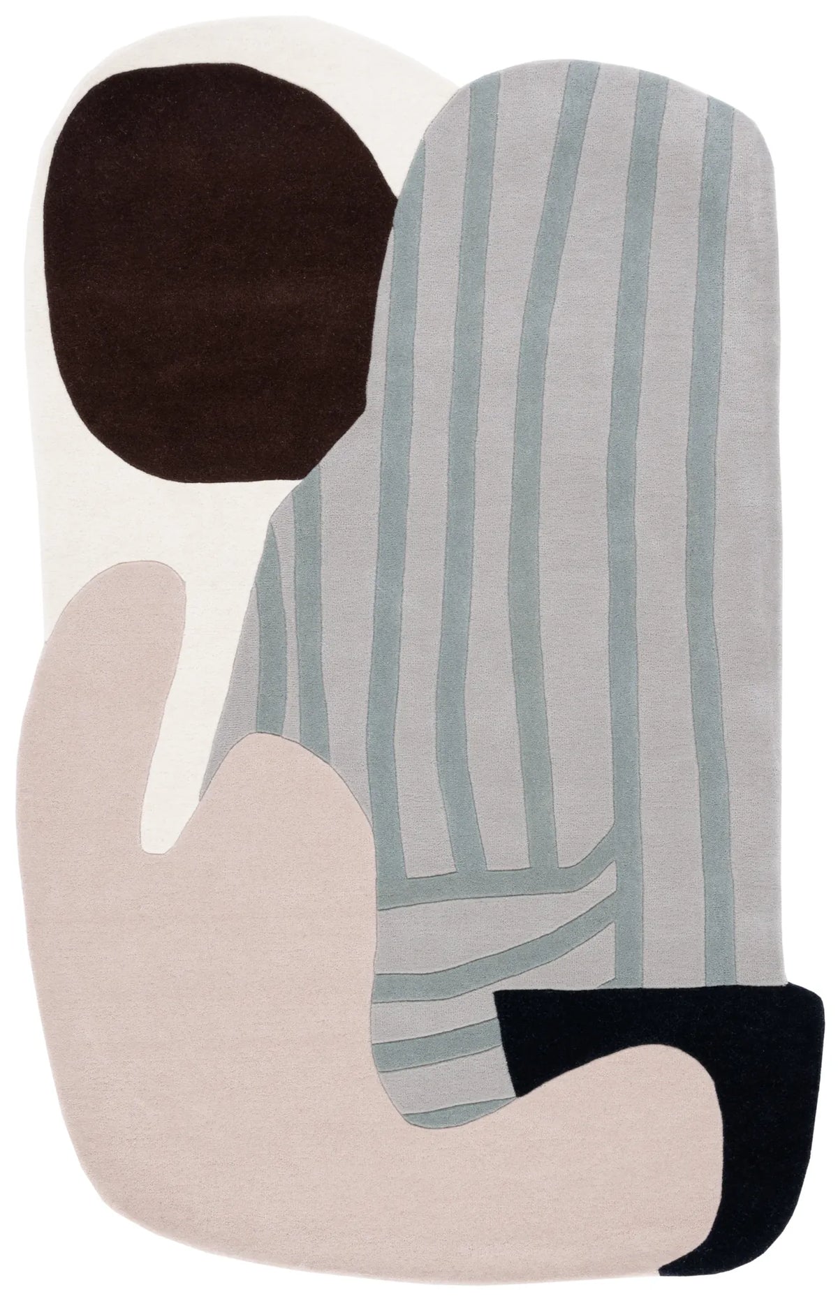 Safavieh Fifth Avenue 5'-0" x 8'-0" Rug in Ivory / Brown