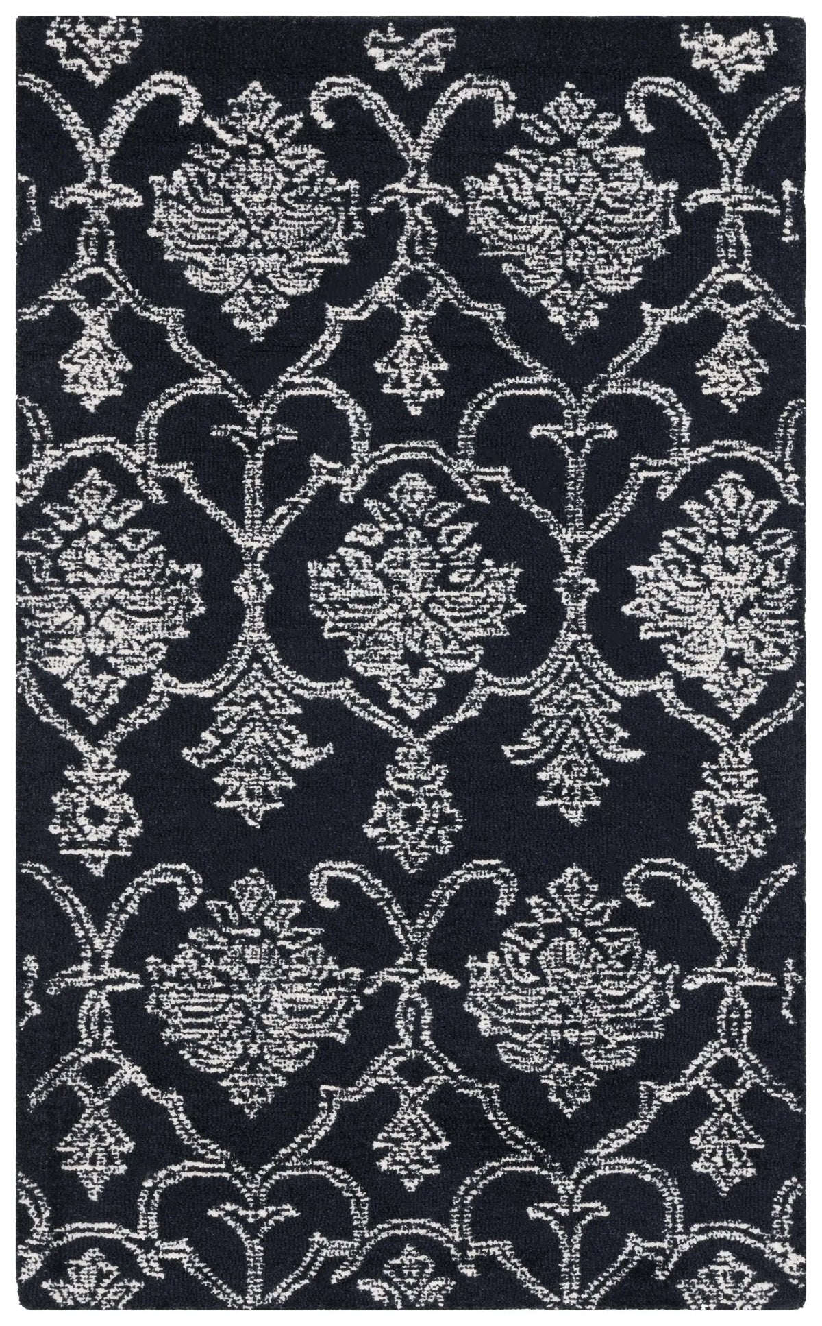 Safavieh Metro 3'-0" x 5'-0" Rug in Black / Ivory