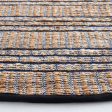 Safavieh Natural Fiber 7'-0" x 7'-0" Rug in Navy / Natural