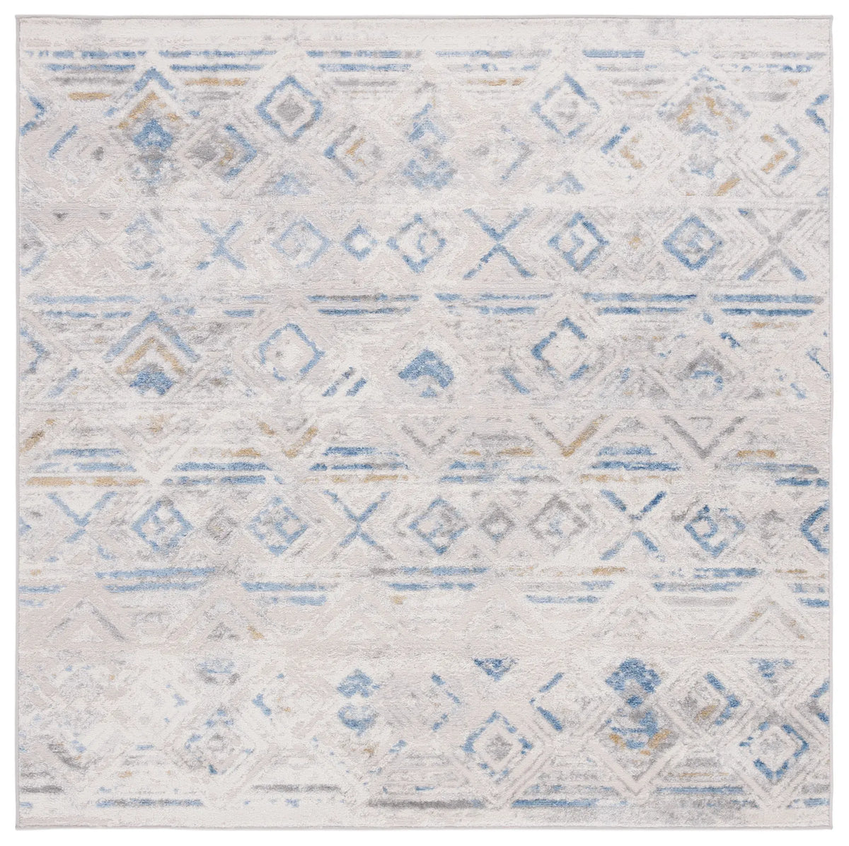 Safavieh Palma 6'-7" x 6'-7" Rug in Beige / Light Blue