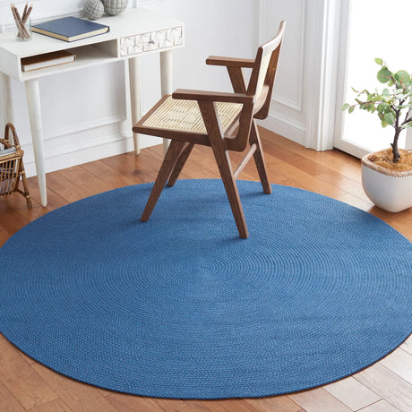 Safavieh Braided 5'-0" x 5'-0" Rug in Blue