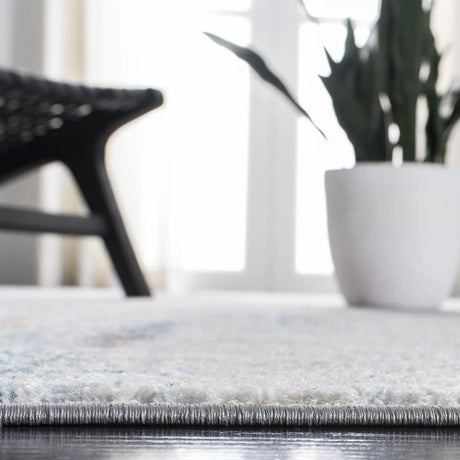 Safavieh Tulum 4'-0" x 6'-0" Rug in Blue / Pink