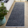 Safavieh Mila 2'-2" x 8'-0" Rug in Black / Light Blue