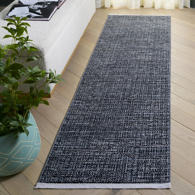 Safavieh Mila 2'-2" x 8'-0" Rug in Black / Light Blue