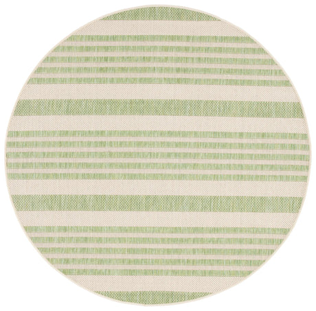 Safavieh Courtyard 5'-3" x 5'-3" Rug in Beige / Sweet Pea