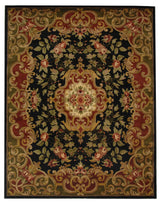 Safavieh Classic 9'-6" x 13'-6" Rug in Black / Green