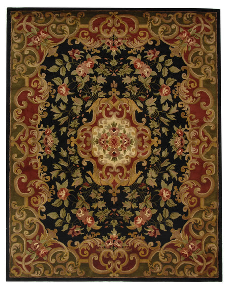 Safavieh Classic 9'-6" x 13'-6" Rug in Black / Green