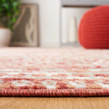 Safavieh Pyramid 4'-5" x 6'-5" Rug in Rust / Ivory Grey