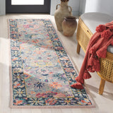 Safavieh Blossom 2'-3" x 11'-0" Rug in Grey / Pink