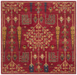Safavieh Heritage 6'-0" x 6'-0" Rug in Red / Multi