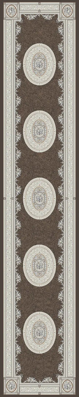 Dynamic Rugs Ancient Garden 57226 Brown/Cream Rug - Runner