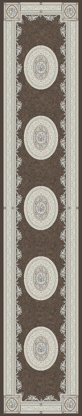 Dynamic Rugs Ancient Garden 57226 Brown/Cream Rug - Runner